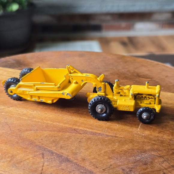 VTG Lesney Matchbox Major Pack M1 Caterpillar Earth Scraper - Picture 1 of 10